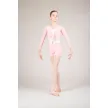 Ballet Rosa Lucie knoopvestje voor ballet met lange mouwen lichtroze