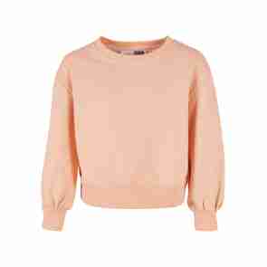 Urban Classic Girls Oversized Color Melange Crewneck UCK4102