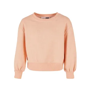 Urban Classic Girls Oversized Color Melange Crewneck UCK4102