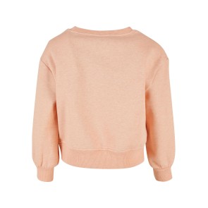Urban Classic Girls Oversized Color Melange Crewneck UCK4102