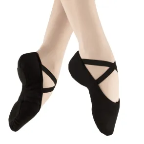 Alista Dancer Basics Alista Balletschoenen Vegan Canvas Stretchpro Zwart