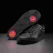 Fuego Lage Zwarte Danssneakers met Spinpoint en Zwarte Zool