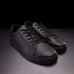 Fuego lage zwarte danssneakers unisex streetwear stijl