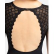 Lulli Dames Balletpakje ronde rug met gesp van kant Cantarella