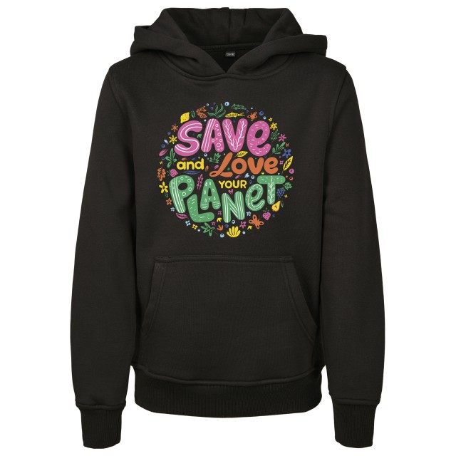 Urban Classics kinderen Hoody Save And Love
