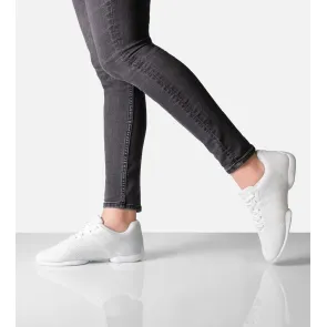 Suny 160 Witte Dames Danssneakers met Splitzool voor binnen en buiten