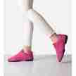 Suny-165-Fuchsia-Dames-Danssneakers-met-Splitzool voor binnen en buiten