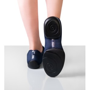 Suny-170-Navy-Dames-Danssneakers-met-een gescheiden zool en 2 draaipunten
