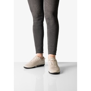 Suny Anna Kern 180 Beige Dames Danssneakers met Splitzool voor Salsa Latin en Jazz