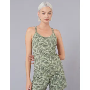 Temps Danse Integrated Bra Tank Top Amira Print