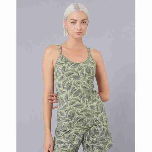 Temps Danse Integrated Bra Tank Top Amira Print