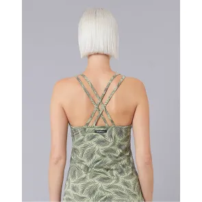 Temps Danse Integrated Bra Tank Top Amira Print
