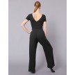 Temps Danse Robyn dames Ribbed Wrap Top