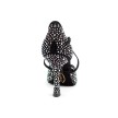 Portdance PD CLARA Black Nubuck & Crystals Social Dansschoenen