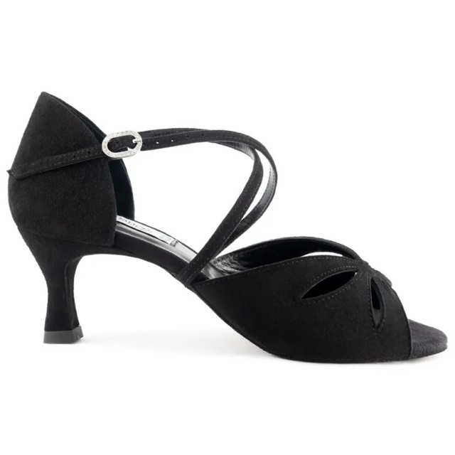 Portdance PD817 Zwart Nubuck dames Dansshoenen