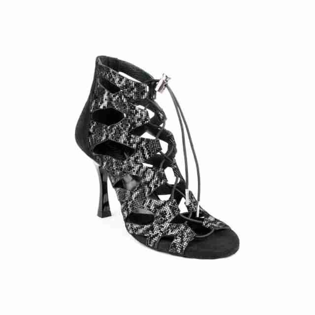 Portdance PD804 Pro Premium latin dansschoenen met panther print