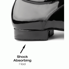Portdance PD030 Pro Zwart Lakleer Heren Dansschoen