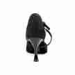 Portdance PD500 PREMIUM Dames Dansschoenen Zwart Glamour Satijn