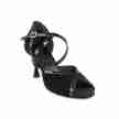 Portdance PD500 PREMIUM Dames Dansschoenen Zwart Nubuck Lakleer