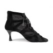 Portdance PD819 Black Nubuck dames dansschoenen