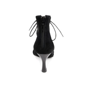 Portdance PD819 Black Nubuck dames dansschoenen