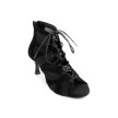 Portdance PD819 Black Nubuck dames dansschoenen