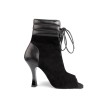 Portdance PD TATIANA Black Nubuck Leather dames Danslarzen