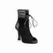 Portdance PD TATIANA Black Nubuck Leather dames danslarzen