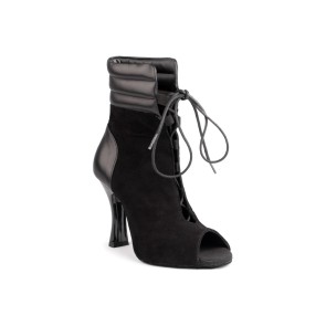 Portdance PD TATIANA Black Nubuck Leather dames danslarzen