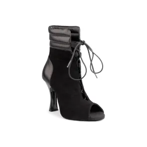 Portdance PD TATIANA Black Nubuck Leather dames danslarzen