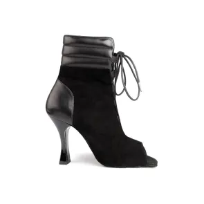 Portdance PD TATIANA Black Nubuck Leather dames Danslarzen
