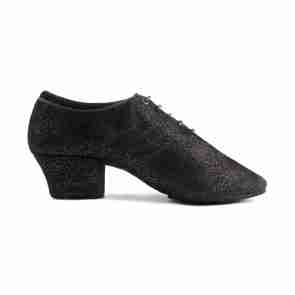 Portdance PD008 Zwart Nubuck Glam Latin Dansschoenen