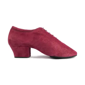 Portdance PD008 Bordeaux Nubuck Glam Latin Dansschoenen