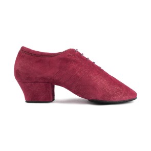 Portdance PD008 Dansschoenen van zwarte suede