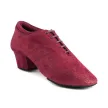 Portdance PD008 Bordeaux Nubuck Glam Latin Dansschoenen