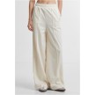 Urban Classics dames trainingsbroek met pin-tuck TB6219 whitesand