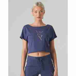 Temps Danse Agile Silhouette Dames Crop T-shirt