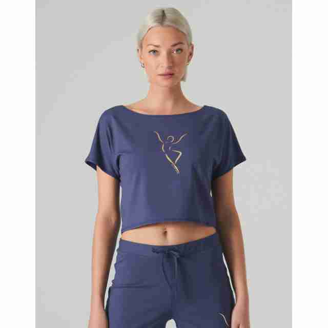 Temps Danse Agile  Silhouette dames Crop T-shirt