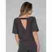 temps danse genenesis dansshirt met open rug in donkergrijs