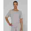 temps danse genesis lichtgrijs dansshirt met losse mouwen