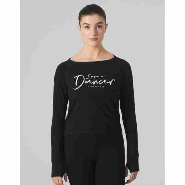 Temps Danse Dames Dans T-Shirt met lange Mouwen Axelle I Am