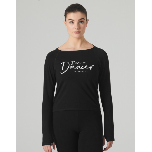 Temps Danse Dames Dans T-Shirt met lange Mouwen Axelle I Am