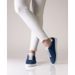 blauwe dames salsa danssneakers van suede voor latin dansstijlen suny 7005 comfortabele pasvorm
