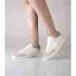 Suny Anna Kern 7020 Suede Wit-Beige Danssneakers met een perfecte pasvorm