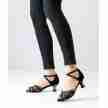 Latin Dansschoenen open teen en kruis bandjes