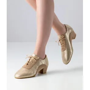 Anna Kern Brienne Goud Dames comfortabele oefen dansschoenen