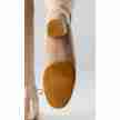 Anna Kern Brienne Goud Dames oefen dansschoenen met flexibele suede zool en een tussenzool