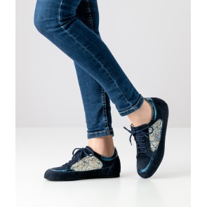 Danssneakers voor Dames met suede zool voor indoor