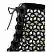Anna Kern Elaine Dames Dansschoenen van zwarte suede en glinsterende steentjes