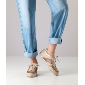Werner Kern Honey Dames Nappa leer Brocade danssneakers met een opvallende uitstraling